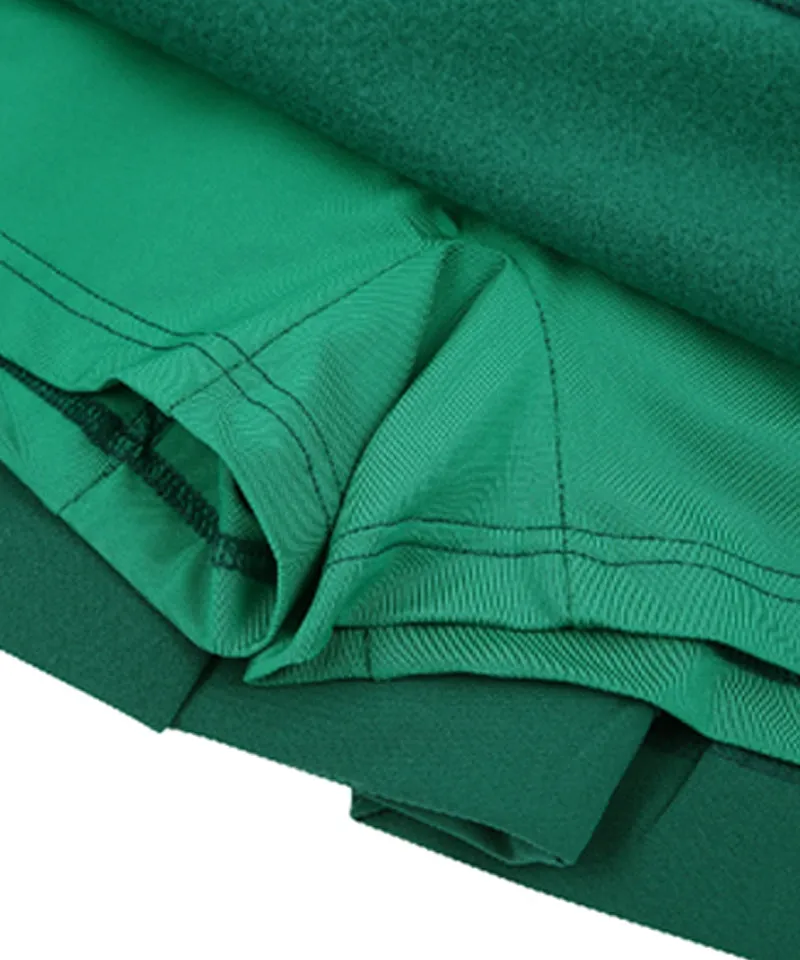 AVEN Front Pocket A-line Skirt - Green