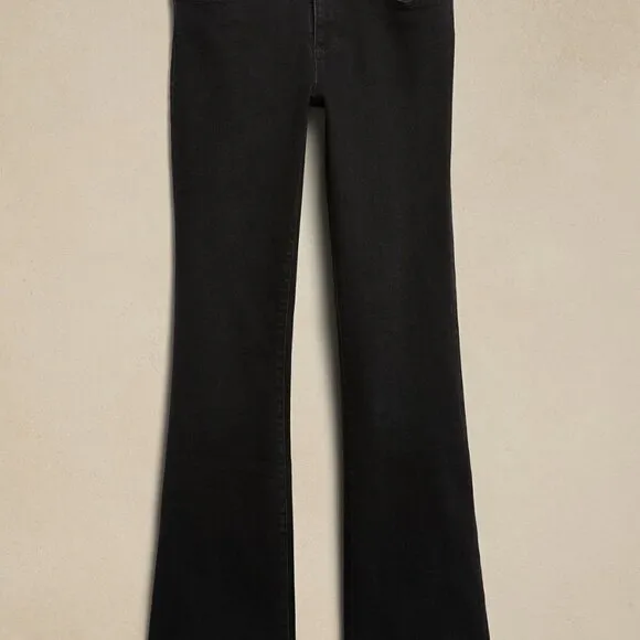 Banana Republic Black Low Rise Bootcut Jeans Size 33/16 Tall RETAIL $90