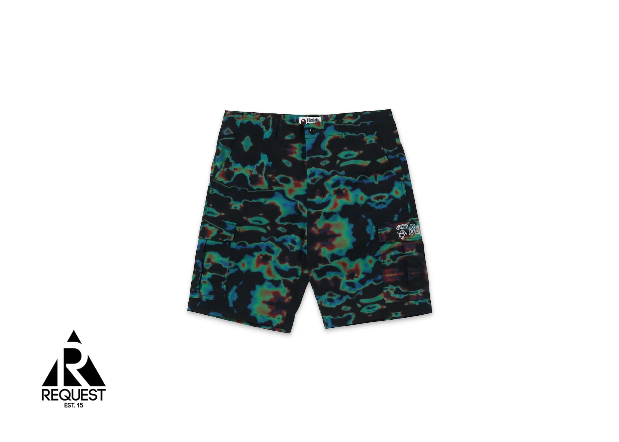 BAPE Thermography Cargo Shorts "Black"