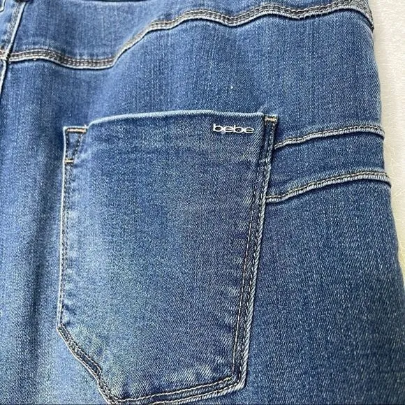 𝅺bebe Curvy High Waist Skinny Ankle Jeans 32