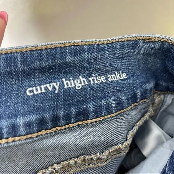 𝅺bebe Curvy High Waist Skinny Ankle Jeans 32