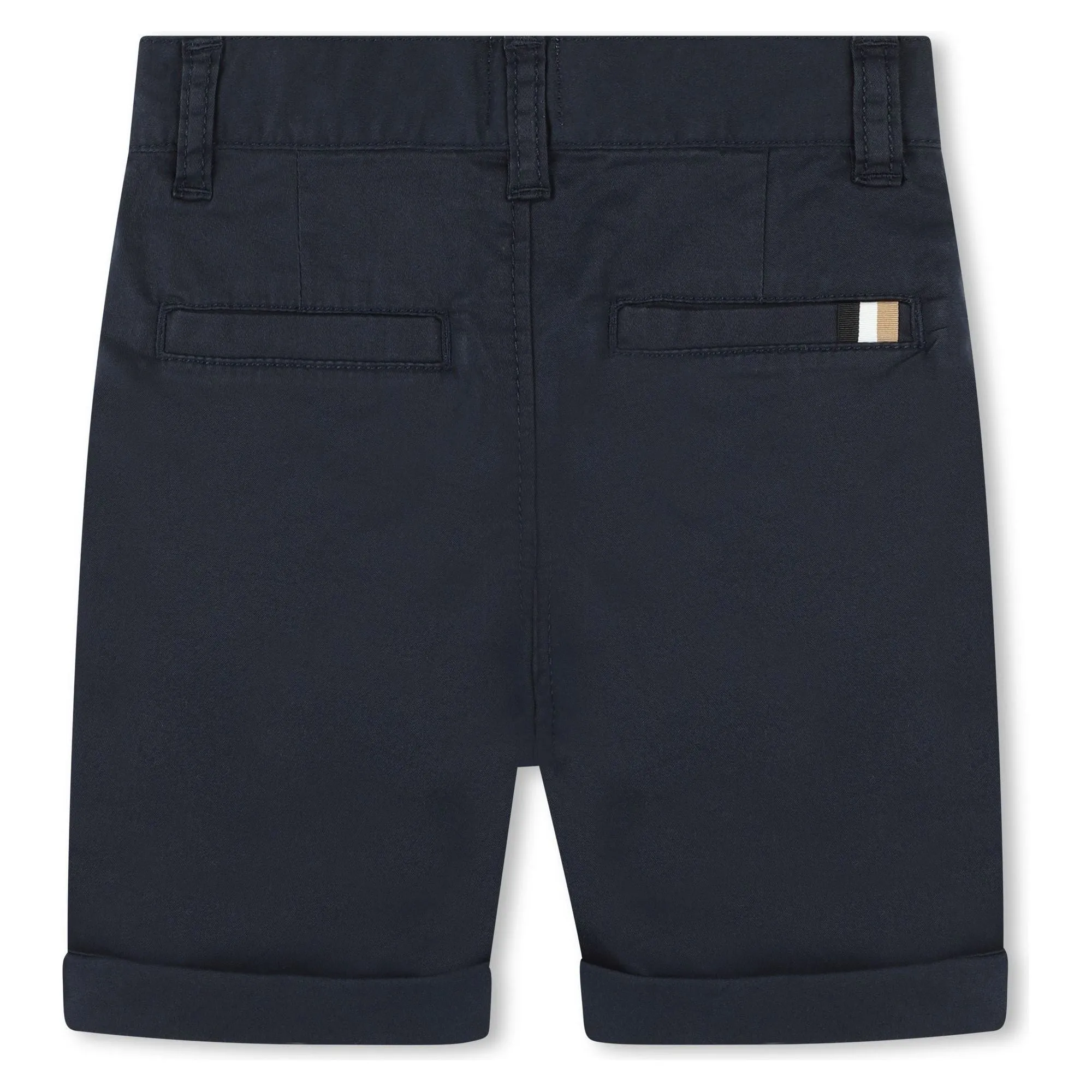 Bermuda Shorts With Pockets - Navy