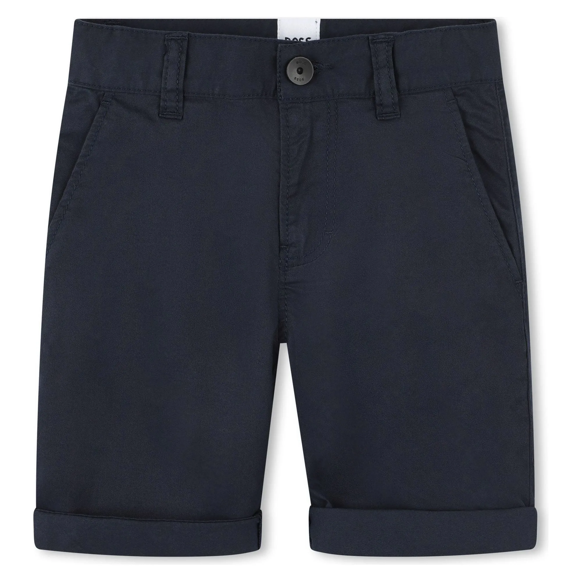Bermuda Shorts With Pockets - Navy