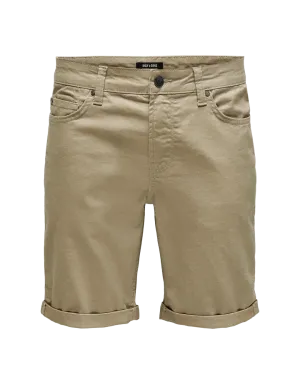Bermudas Only&Sons Regular Ply Twill Chinchilla