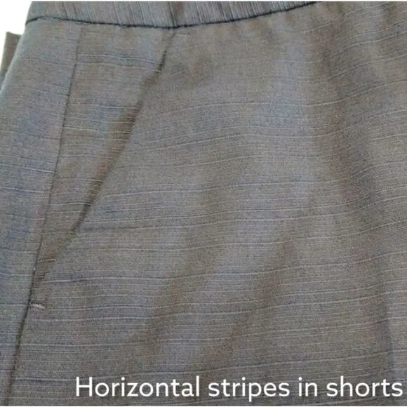 Beth Bowley Navy Blue Bermuda Dress Shorts