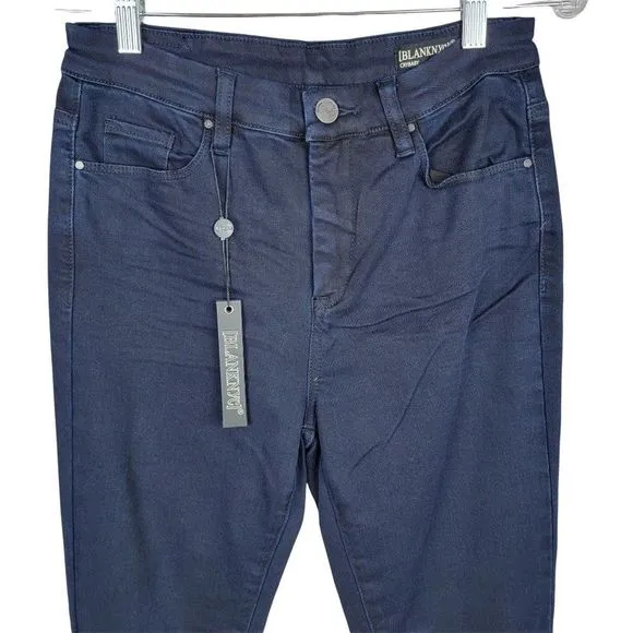 BLANKNYC Crybaby Blue Dark Wash Stretchy Skinny Mid Rise Jeans Size 28