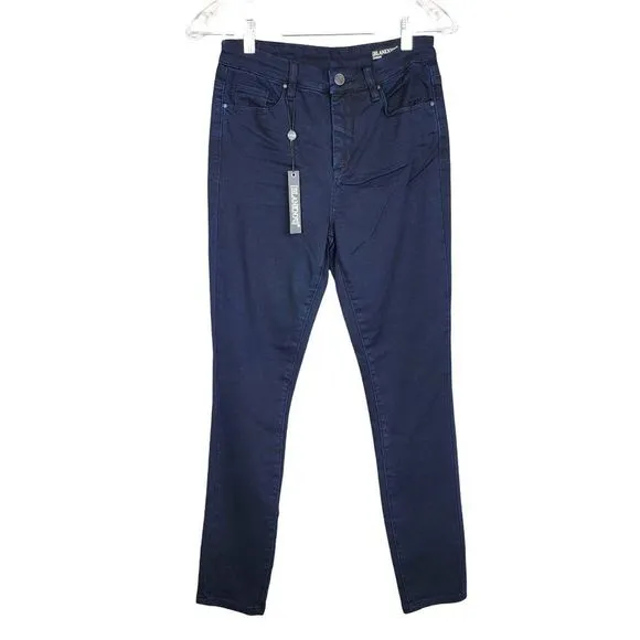 BLANKNYC Crybaby Blue Dark Wash Stretchy Skinny Mid Rise Jeans Size 28