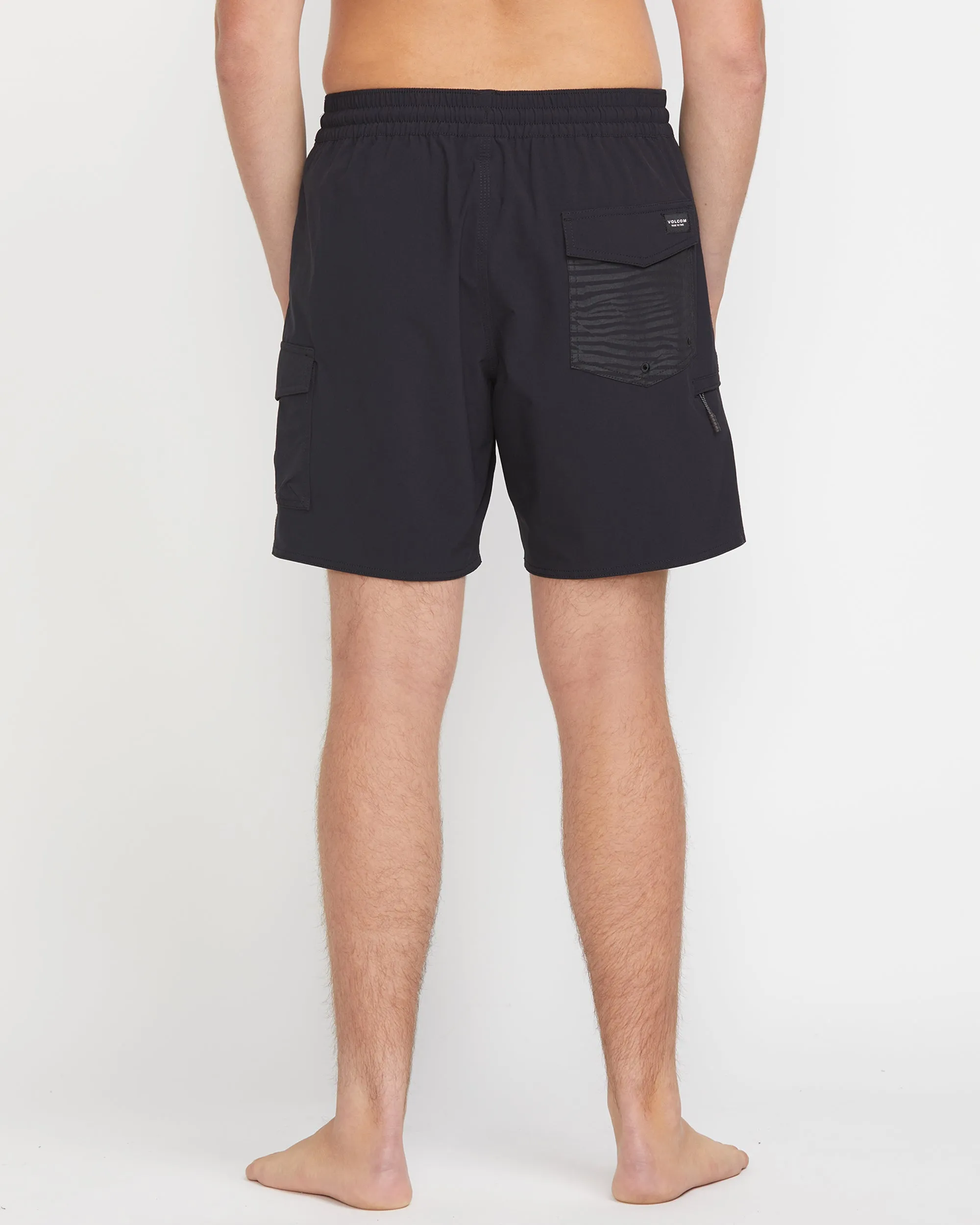 Boardshort Truly Liberators 17" - BLACK