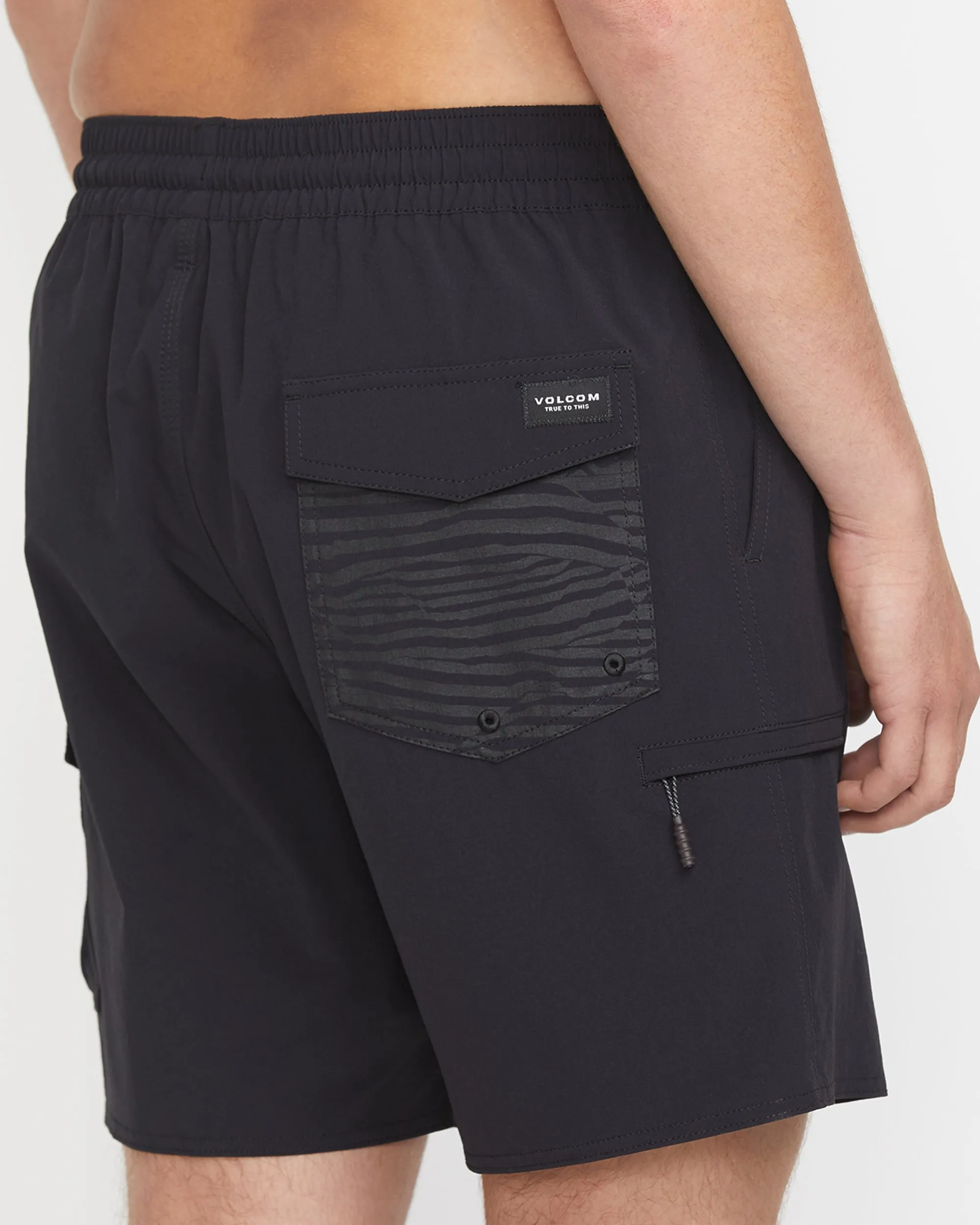 Boardshort Truly Liberators 17" - BLACK