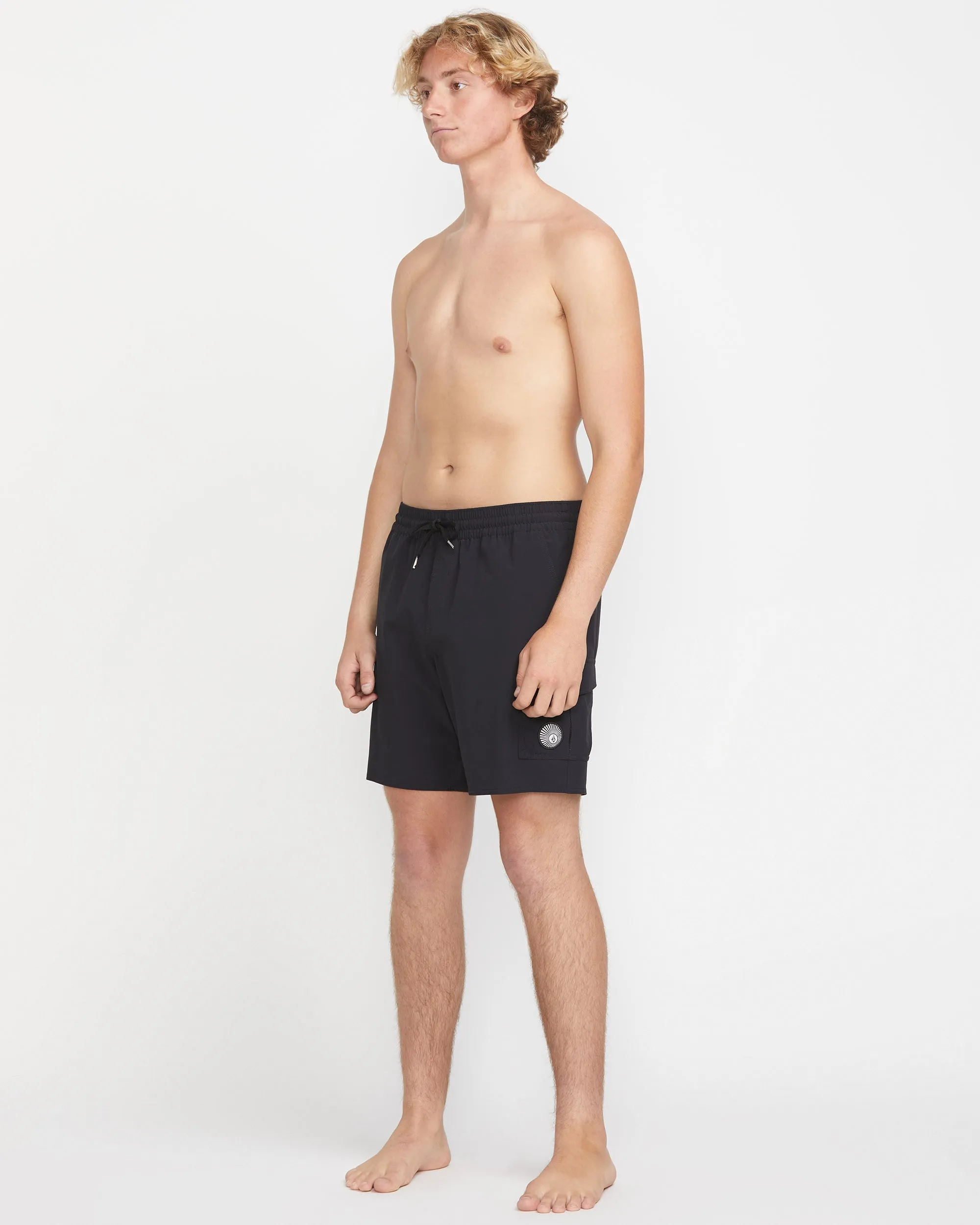 Boardshort Truly Liberators 17" - BLACK