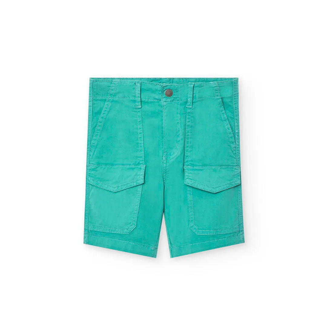 Boboli Green Bermuda Shorts