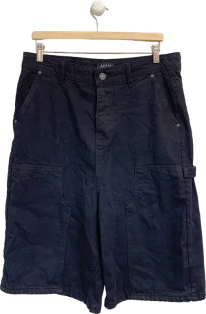 BoohooMAN Black Tall Cargo Shorts W32