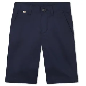 BOSS - Lined Chino Bermuda Short - Navy