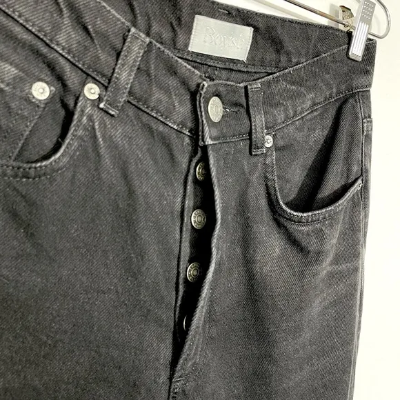 Boyish The Billy Jeans In La Strada High Rise Skinny Jeans Black 27 Rigid
