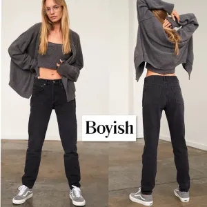 Boyish The Billy Jeans In La Strada High Rise Skinny Jeans Black 27 Rigid