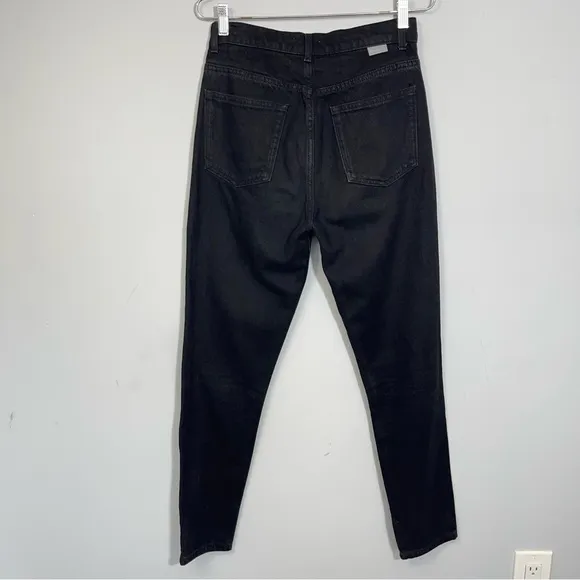 Boyish The Billy Jeans In La Strada High Rise Skinny Jeans Black 27 Rigid
