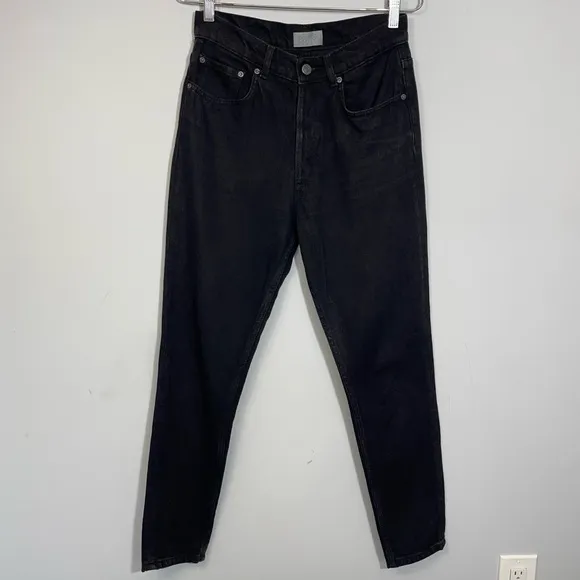Boyish The Billy Jeans In La Strada High Rise Skinny Jeans Black 27 Rigid