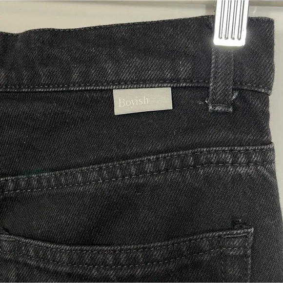 Boyish The Billy Jeans In La Strada High Rise Skinny Jeans Black 27 Rigid