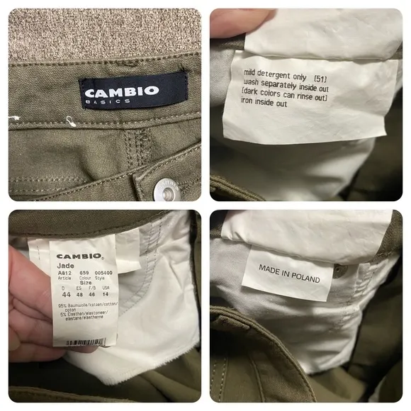 Cambio Basics Jade Bootcut Women’s Jeans Green