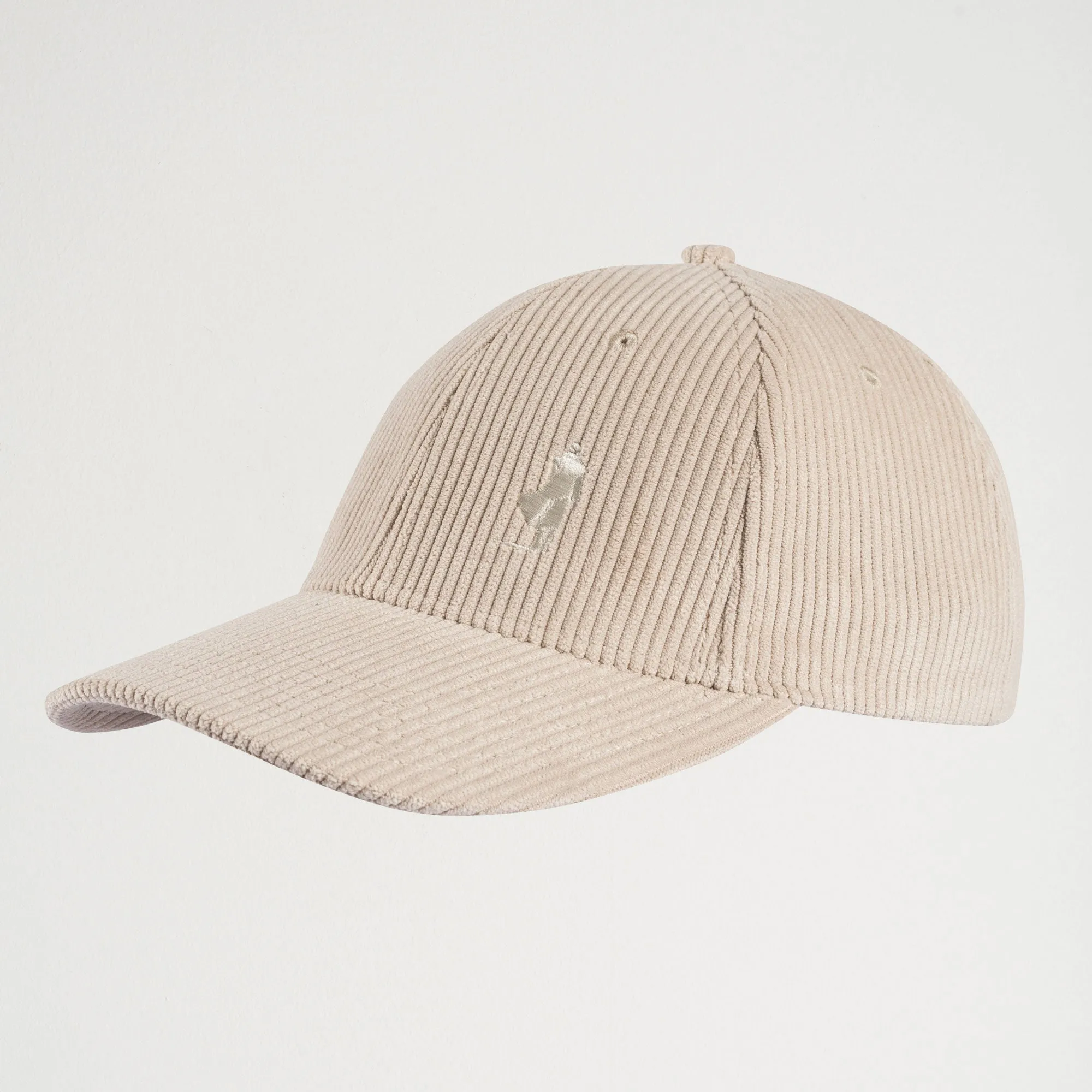 Cappellino con Visiera in Velluto a Coste