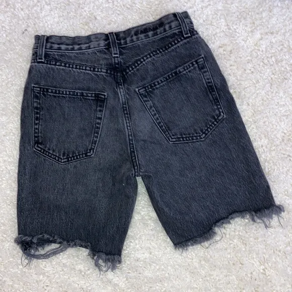Carmar BLACK WASH BERMUDA DENIM SHORTS 24