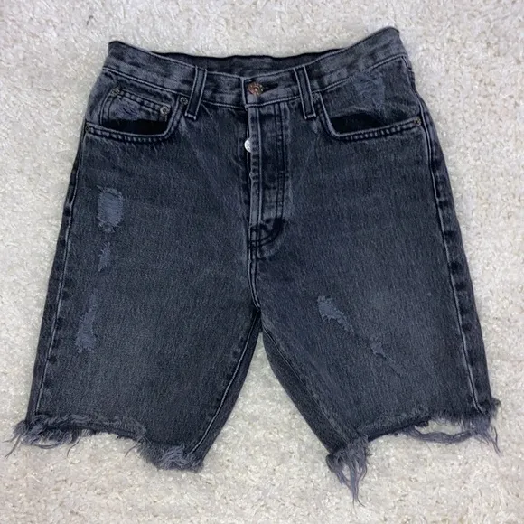 Carmar BLACK WASH BERMUDA DENIM SHORTS 24