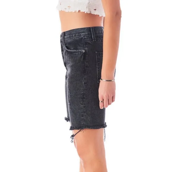 Carmar BLACK WASH BERMUDA DENIM SHORTS 24