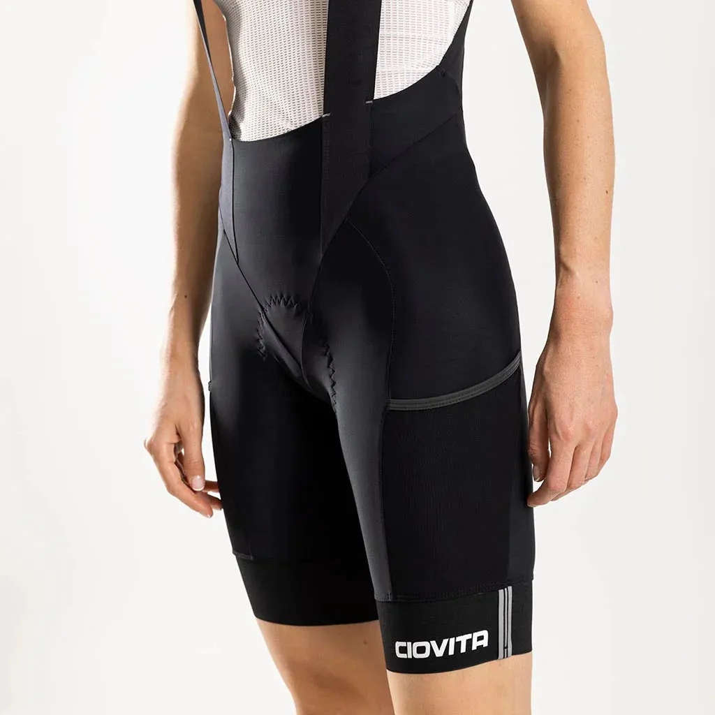 Ciovita Women's Cargo Bib Shorts