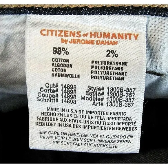 𝅺citizens of Humanity Size 25 Avedon Low Rise Skinny Jeans