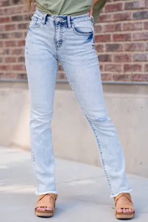Claire High Rise Bootcut Jeans 30" Inseam