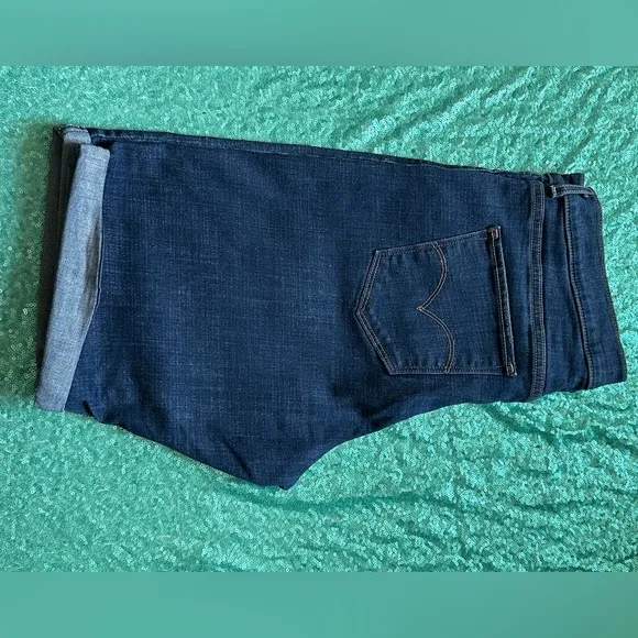 Classic Bermuda Shorts / LeviStrauss &amp; Co women short Blue Jean size 32