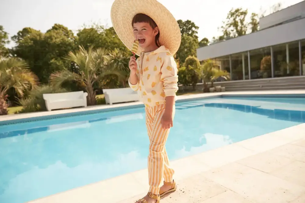 Coast - Orange Stripe Hareem Pant