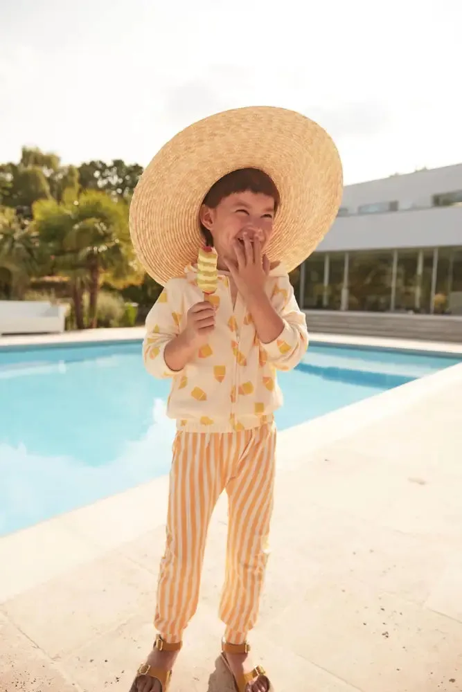 Coast - Orange Stripe Hareem Pant