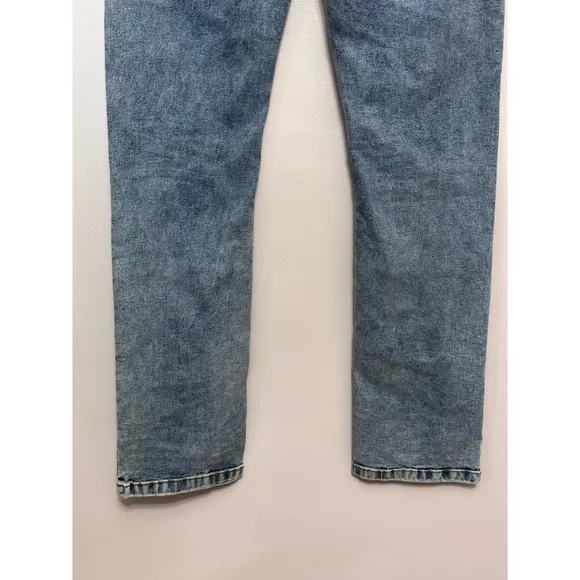 Cultura Womens Skinny Jeans Blue Whiskered Stretch Medium Wash Denim Plus 20 New