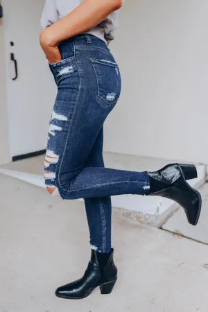Delphine Destroyed Skinny Jeans