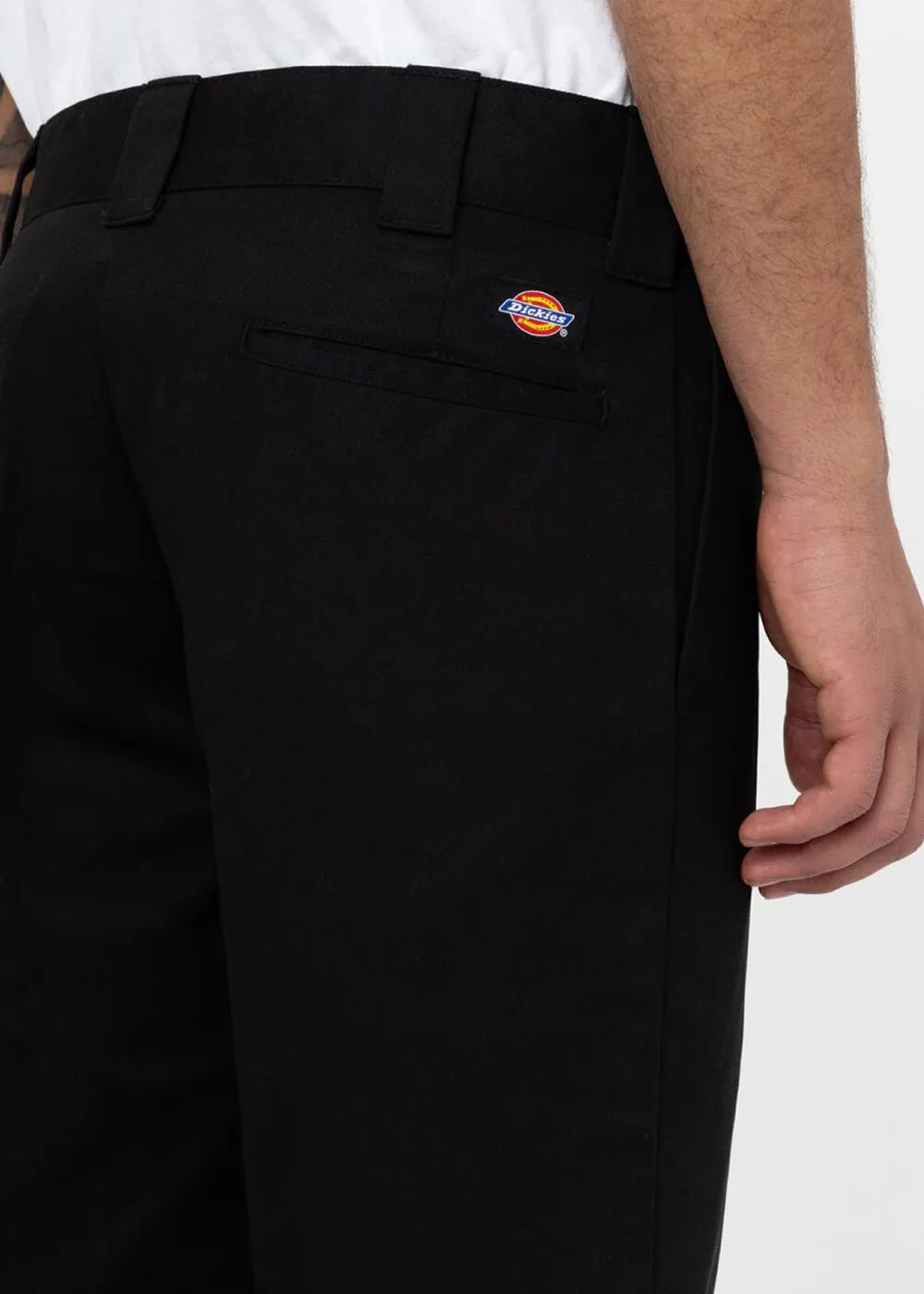 Dickies Mens 873 Slim Straight Chino Trousers Black