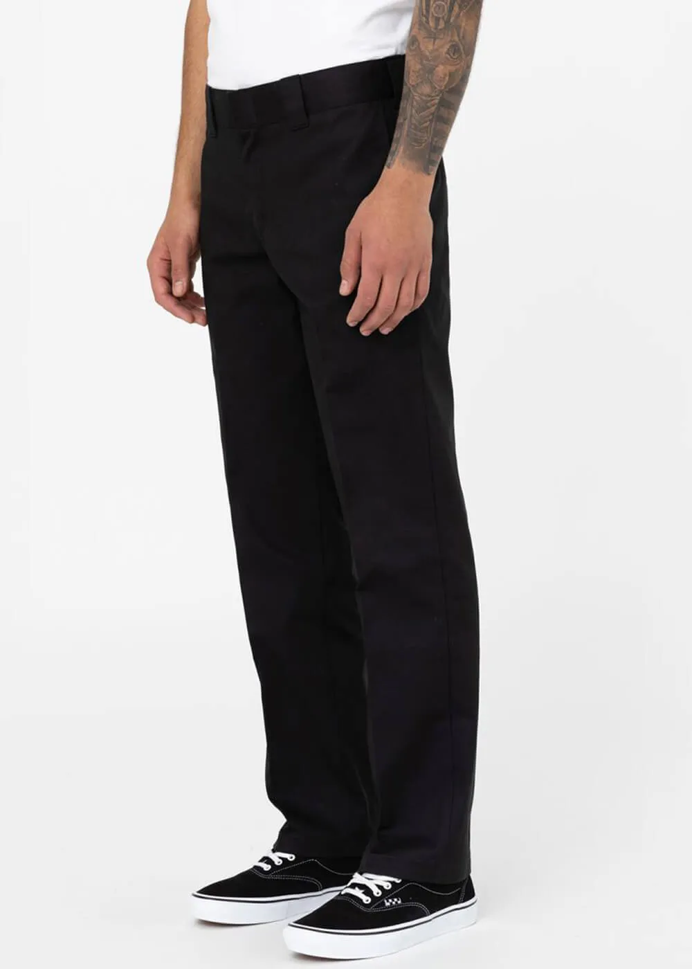 Dickies Mens 873 Slim Straight Chino Trousers Black