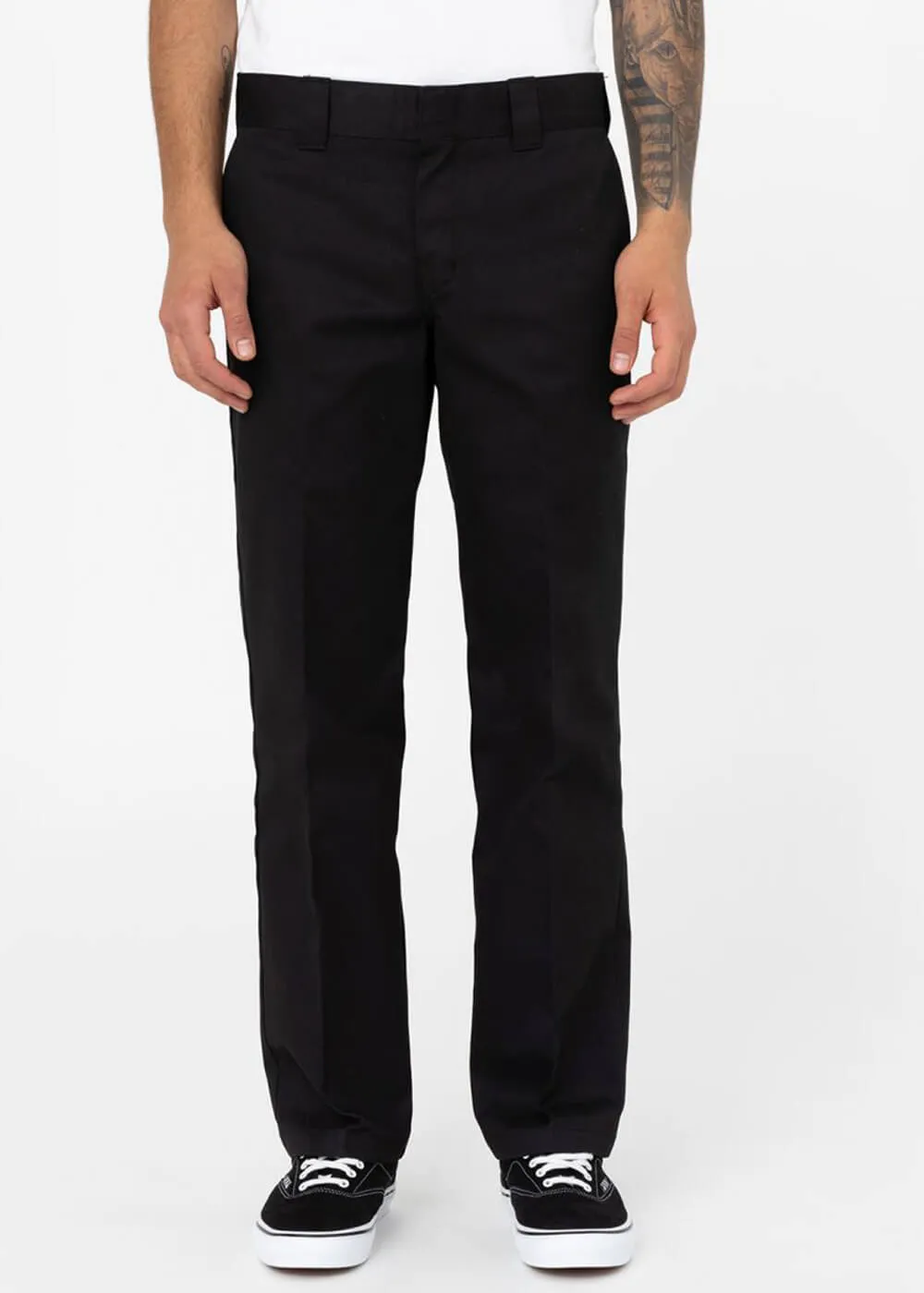 Dickies Mens 873 Slim Straight Chino Trousers Black