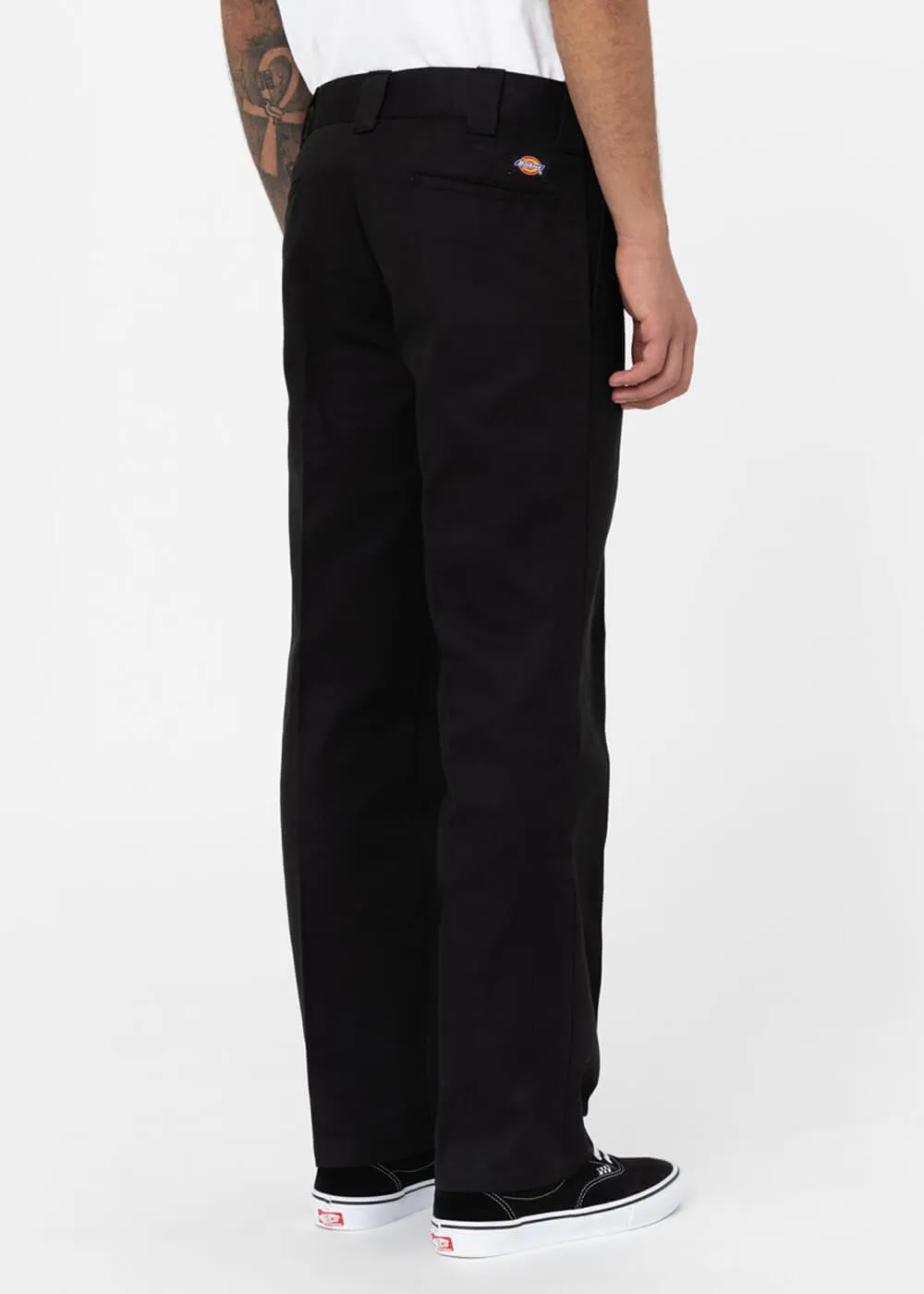 Dickies Mens 873 Slim Straight Chino Trousers Black