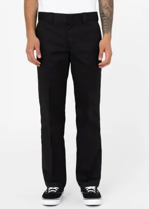 Dickies Mens 873 Slim Straight Chino Trousers Black
