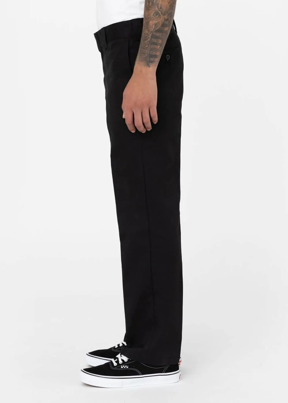 Dickies Mens 873 Slim Straight Chino Trousers Black