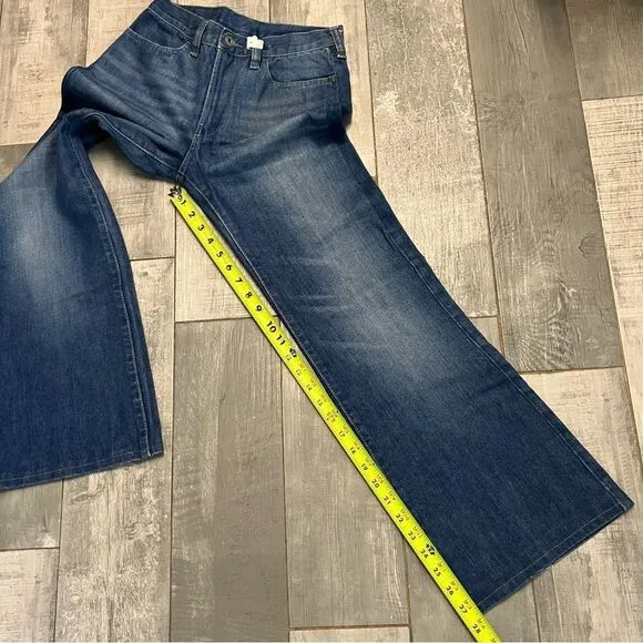 Diesel Stenx Rigid Denim Straight High Rise Ankle Jeans 28 x 28