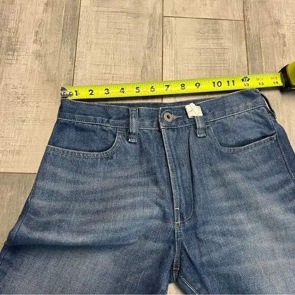 Diesel Stenx Rigid Denim Straight High Rise Ankle Jeans 28 x 28