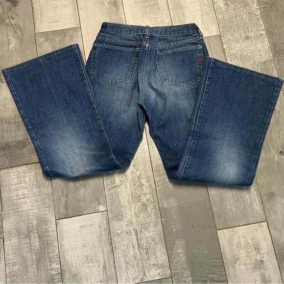 Diesel Stenx Rigid Denim Straight High Rise Ankle Jeans 28 x 28