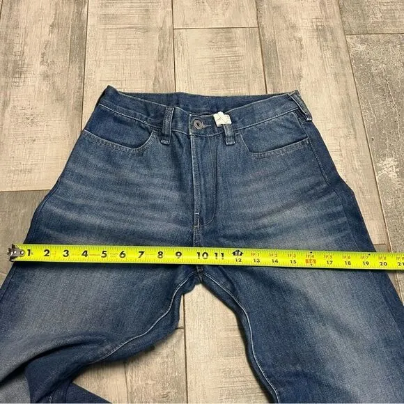 Diesel Stenx Rigid Denim Straight High Rise Ankle Jeans 28 x 28