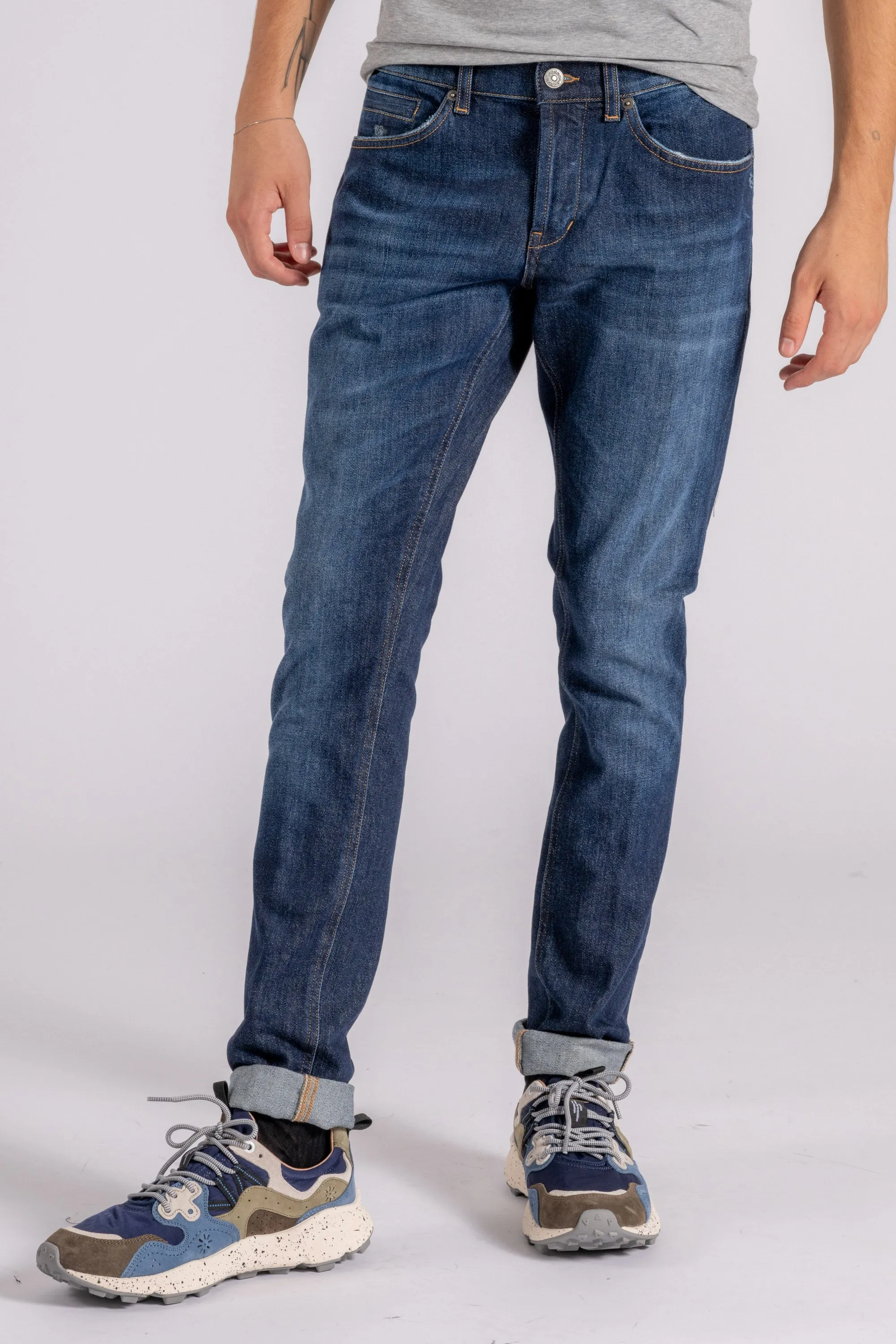Dondup Jeans George Cotone Blu