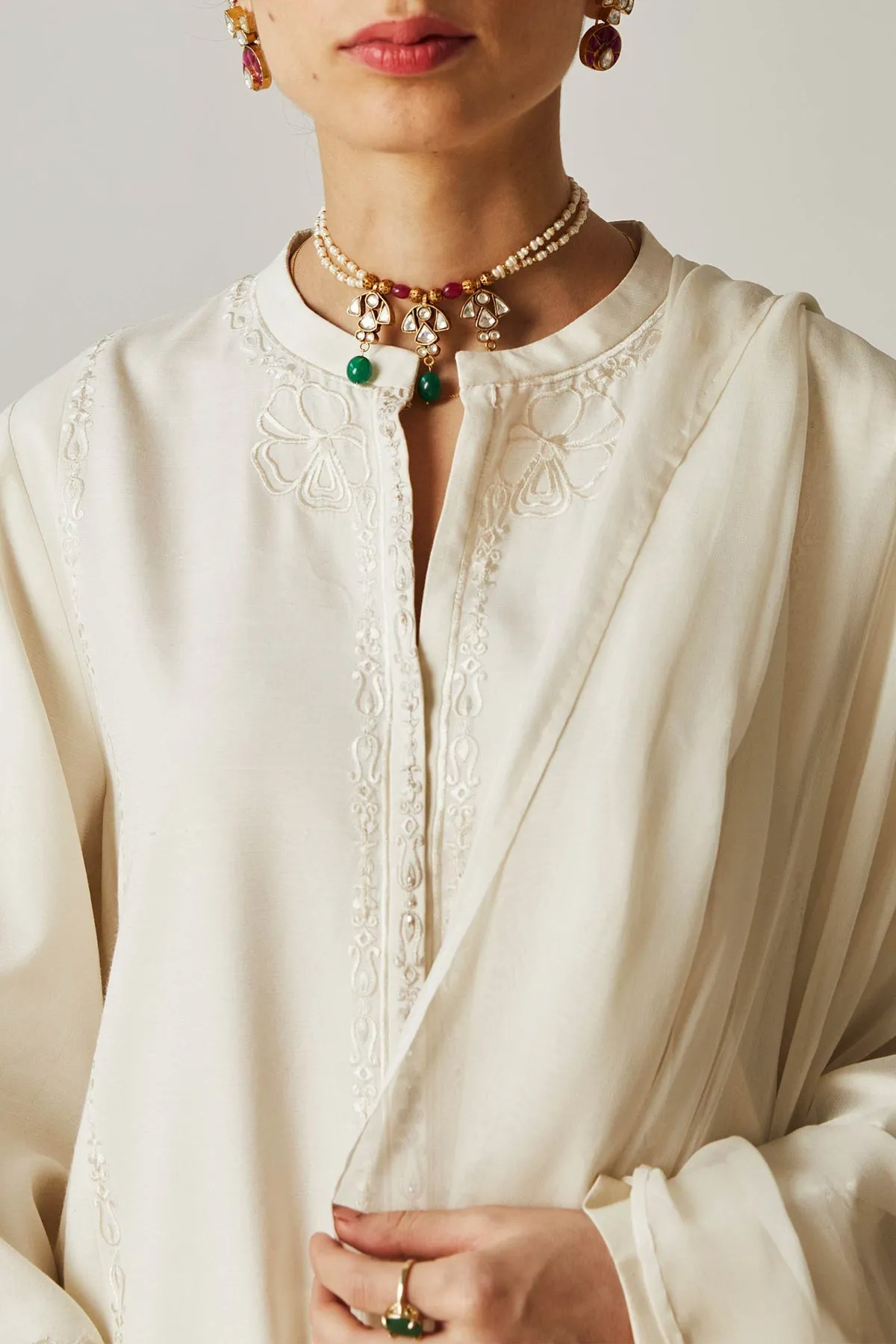 Embroidered Kameez Trouser Dupatta Pakistani Dress