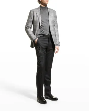 ERMENEGILDO ZEGNA - "MICBLK" Black Premium Dress Pants - 35W (52EU)