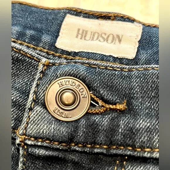 EUC Hudson Skinny High Rise Blue Jeans