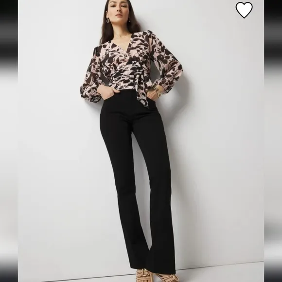 EUC WHBM Black Skinny Flare Jeans